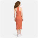 Nike Γυναικείο φόρεμα Sportswear Chill Knit Ribbed Midi Dress